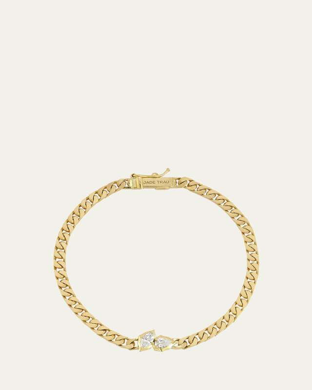 Posey Curb Chain Diamond Bracelet